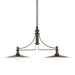 Bridge 2 Light Kitchen Island Pendant