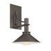 Bridge Small Wall Sconce in Textured Rustic Bronze