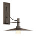 Bridge Large Wall Sconce in Textured Rustic Bronze