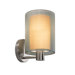 Puri One Light Wall Sconce in Satin Nickel