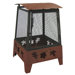 Haywood Tree Leaves Fire Pit