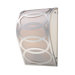 Anastasia One Light Wall Sconce in Polished Nickel