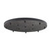 Illuminare Accessories Eight Light Round Pan in Dark Rust