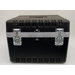 Heavy-Duty ATA Case with Wheels and Telescoping Handle in Black: 23 x 23.13 x 17.5