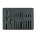 B Pallet in Black: 17.25 x 12.25