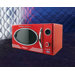 Retro Series 0.9 CF Microwave Oven in Red