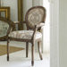 Melange Chelsea Accent Fabric Arm Chair