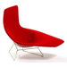 Bertoia Asymmetric Chaise