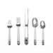 Royal Danish 66 Piece Dinner Flatware Set with Cream Soup Spoon