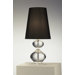 Claridge Lantern Table Lamp with Black Shade