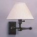 Ant Bee Upright Swing Arm Wall Lamp in Deep Patina Bronze