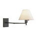 David Easton Meilleur Double Swing Arm Wall Sconce in Deep Patina Bronze
