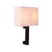 Todd Wall Sconce Black Leather