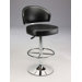 Padded Leatherette Barstool with Gas Lift