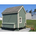 6 x 8 Colonial Gable Chicken Coop