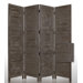 84" Nantucket Painted Room Divider in Grey
