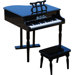 30 Key Classic Baby Grand Piano in Black