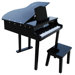 37 Key Concert Grand Piano in Black