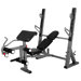 International Olympic Weight Bench with Leg and Preacher Curl Attachment