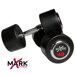 Pair of 40 lb. Commercial Rubber Round Dumbbells