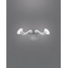 Pantalica Parete 2 LED Wall Lamp by Orni Halloween in Lattimo White Opal