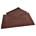 100% Supima Cotton 2-Piece Bath Mats Set in Coffee Bean