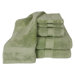 100% Supima Zero-Twist Cotton 6-Piece Towel Set in Sage