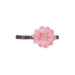 Pink Zebra Headband with Pink Peyton Flower