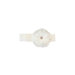 White Nylon Headband with Gracie Flower