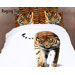 Dolce Mela Raging Tiger Duvet Cover Set