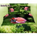 Dolce Mela Butterfly Rose Duvet Cover Set