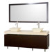 Malibu 72" Double Bathroom Vanity Set