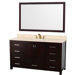 Abingdon 60" Single Bathroom Vanity Set