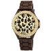 Women's Glam Jelly Watch in Leopard Brown