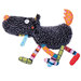 Crazy Cuddly Wolf Plush Doll