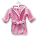 Infant Terry Velour Bath Robe in Pink