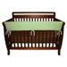 51" Sage Fleece Front Crib Rail Cover