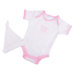 Good Fortune Two Piece "Welcome to the World" Newborn Gift Set in Pink