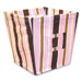 Maya Medium Fabric Storage Bin in Stripes