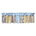 Bubbles Teal Window Valance
