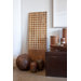 Pura Vida I Off The Grid Teak Panel in Natural with White Grid