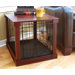 Deluxe Wood and Wire Dog Crate