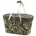 Collapsible Insulated Basket in Olive Print