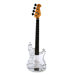 Electric Bass Guitar with Gig Bag and Cable in Zebra