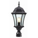 Wakefield Outdoor Post Light in Black