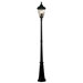 Waterloo Aluminum Outdoor Post Light in Black