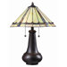 Moa 2 Light Table Lamp in Chestnut Bronze