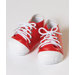 20" Doll Tennis Shoes in Red / White