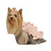 Multi Ruffle Dog Sweater Dress with Rosette