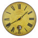 Geneva Dial Wall Clock with Pendulum